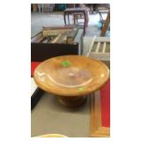 HAND TURNED MRYTLE WOOD DISH