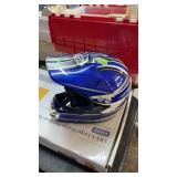 MAX FULL COVERAGE MOTORCYCLE HELMET SIZE YL W/