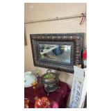 METAL DECORATIVE BEVELED MIRROR
