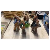 GROUP OF 6 PORCELAIN GERMAN GRAFENTHAL MUSICIANS
