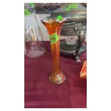 CARNIVAL GLASS BUD VASE