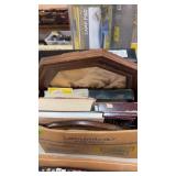 BX W/ BOOKS, ART WORK, THE ADVENTURES OF TOM