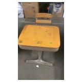 ANTIQUE CHILD SCHOOL DESK
