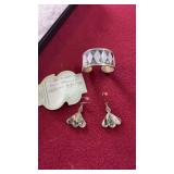 SILVER & MOTHER OF PEARL MEXICAN BRACELET &