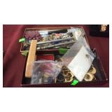 2 TRAYS OF JEWELRY, CUFF LINKS, MISC