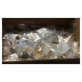 BX OF ASSORTED EARRINGS, SOME CLIP ONS