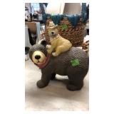 RESIN BEAR SCUPLTURE 12'X13'