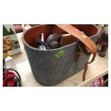 DECORATIVE BAG W/ WINDCHIMES, SM CUTTING BOARD,