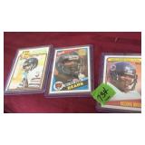 GROUP OF 3 WALTER PEYTON FOOTBALL CARDS