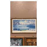 MONTE DOLACK 'FLATHEAD LAKE' FRAMED PRINT