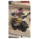 2 MANUAL CHAIN HOISTS 3/4 TON