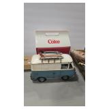 IGLOO COKE COOLER AND DIES CAST VW BUS