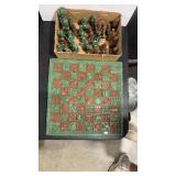 SOUTHAMERICAN THEME RESIN CHESS SET