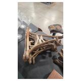 LARGE VTG CAST IRON SHELF BRACKETS