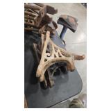 SMALL  VTG CAST IRON SHELF BRACKETS