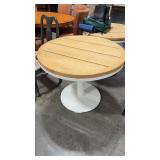 WOOD TOP BISTRO STYLE TABLE
