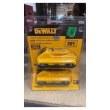 2 DEWALT 20V 4 AH BATTERIES NEW