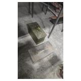 2 METAL AMMO CANS