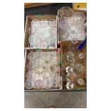 4 - BOXES CLEAR GLASS ASSORTMENT
