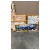 4 -MONTANA -  NATIONAL PARK THEME FRAMED PUZZLES