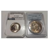 1971 D KENNED Y HALF MS67 & 1978 D EISENHOWER