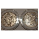 1878 & 1896 MORGAN DOLLARS