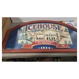 ICEHOUSE PLANK ROAD BREWERY WOOD SIGN