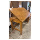 OAK DRAFTING TABLE - NATIONAL MT. AIRY