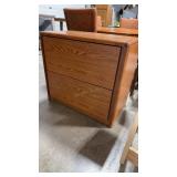 WOOD HORIZONTAL FILE CABINET