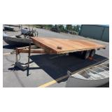 20ï¿½ X 8ï¿½ TANDEM-AXLE FLATBED UTILITY TRAILER