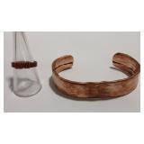 HANDCRAFTED IN MT COPPER CUFF & RING