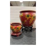 2 - NORCAL ASIAN THEME POTS & STANDS