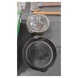 GRISWOLD #7 CAST IRON SKILLET & WAGNER REPRO