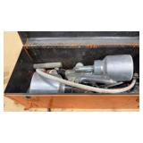 PAINT SPRAYER KIT IN METAL TOOL BOX