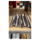 2- 4' X 4' X 14' METAL CORNER SHINGLE BRN