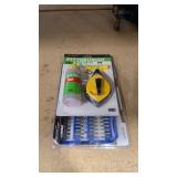 PITTSBURGH CHALK LINE SET AND  KOBALT 65 PS DRILL