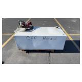 STEEL TRANSFER TANK WITH FIL-RITE 20 GPM FUEL PUMP