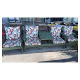 3 PC PATIO CHAIR SET- 2 CHAIRS AND LOVE SEAT