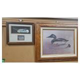 2 - FRAMED DUCK ART