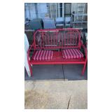OUTDOOR METAL BENCH