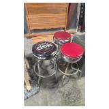 3 SHOP/ BAR STOOLS