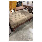 BUTTON TUFTED OTTOMAN