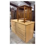 6 DRAWER DRESSER & ACCENT TABLE
