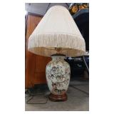 NORMAN ROCKWELL FAMILY TREE GINGER JAR LAMP
