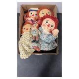 RAGGEDY ANN & ANDY DOLL ASSORTMENT