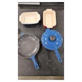 LE CREUSET 23 FRY PAN 18 SAUCE CERAMIC AU GRATUN
