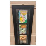 FRAMED VTG COMICS