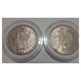 1883 O &1886 MORGAN DOLLARS