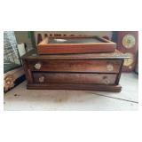 2 DRAWER POOL CABINET & SHADOW BOX