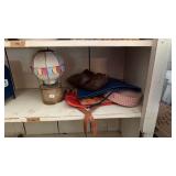 BATTERY OPERATED FAN HOT AIR BALLOON, WOODEN SHOE